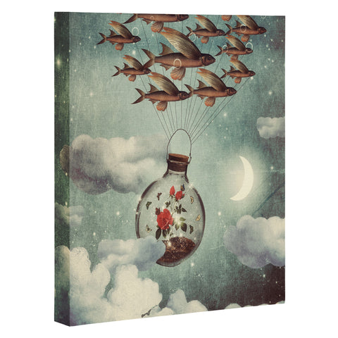 Belle13 The Rose That Wanted To See The World Art Canvas