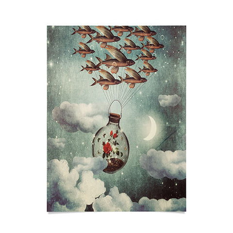 Belle13 The Rose That Wanted To See The World Poster