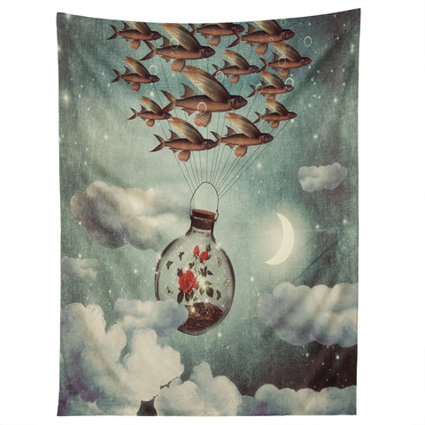 Belle13 The Rose That Wanted To See The World Tapestry