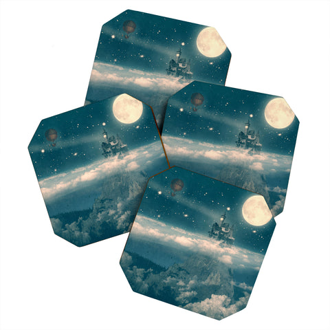 Belle13 The Way Home Coaster Set