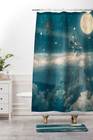 Belle13 The Way Home Shower Curtain And Mat