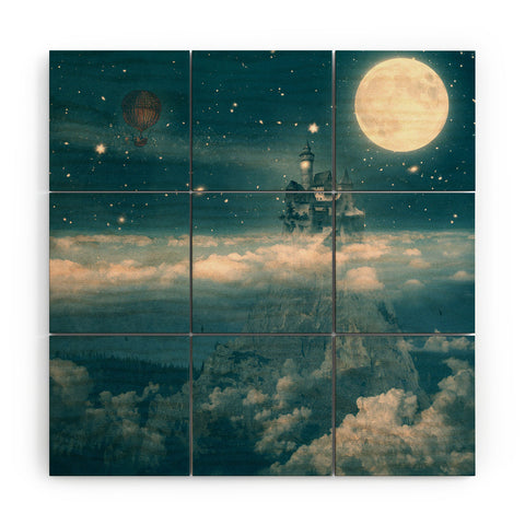 Belle13 The Way Home Wood Wall Mural