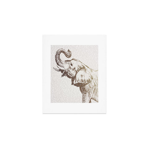 Belle13 The Wisest Elephant Art Print