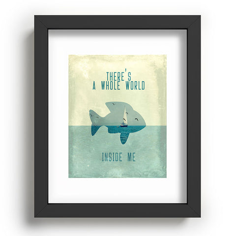 Belle13 There Is A Whole World Inside Me Recessed Framing Rectangle