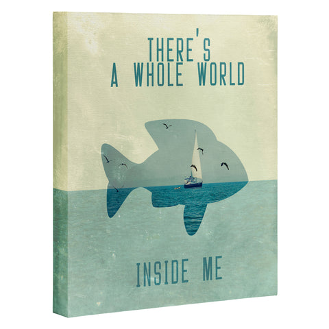 Belle13 There Is A Whole World Inside Me Art Canvas