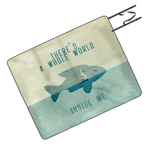 Belle13 There Is A Whole World Inside Me Picnic Blanket