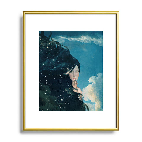 Belle13 Time for Sleep Metal Framed Art Print