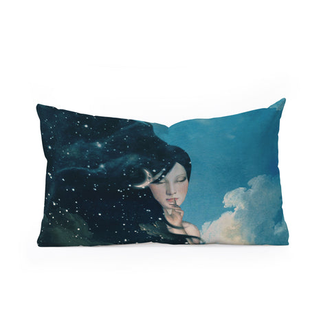 Belle13 Time for Sleep Oblong Throw Pillow