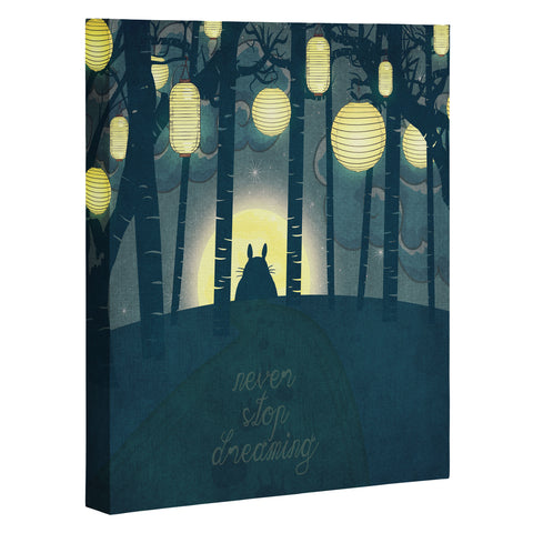 Belle13 Totoros Dream Forest Art Canvas