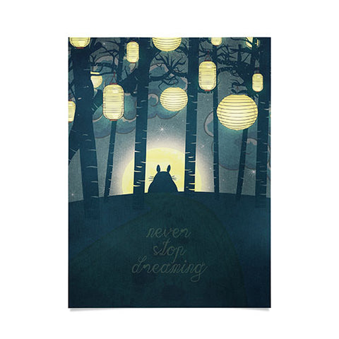 Belle13 Totoros Dream Forest Poster