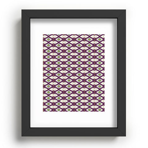 Belle13 Traditional Rhombus Deco Recessed Framing Rectangle