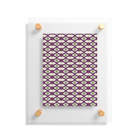 Belle13 Traditional Rhombus Deco Floating Acrylic Print