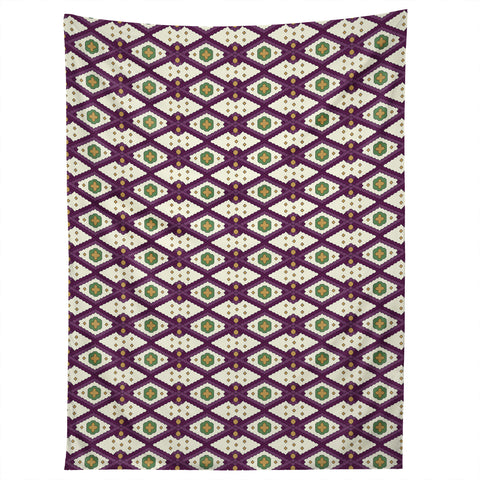Belle13 Traditional Rhombus Deco Tapestry