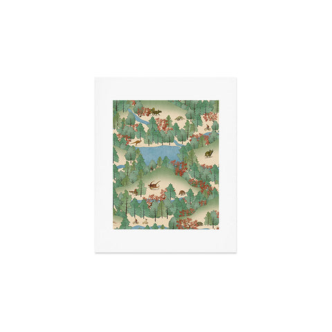 Belle13 Travelling Through Jurassic Art Print