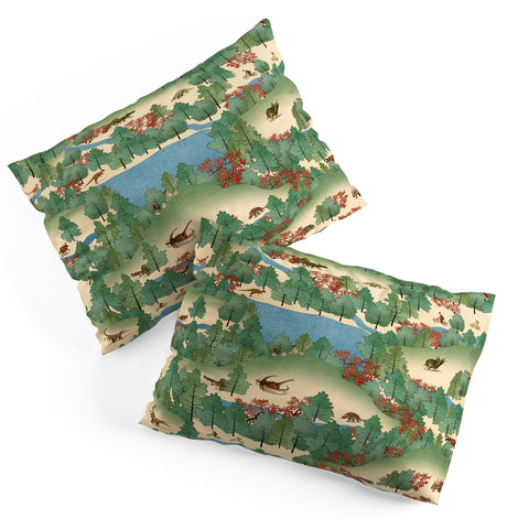 Belle13 Travelling Through Jurassic Pillow Shams