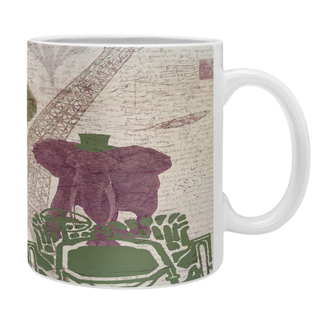 Belle13 Two Elephants In Paris Coffee Mug