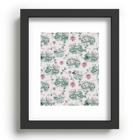 Belle13 Water Lily Lake Recessed Framing Rectangle