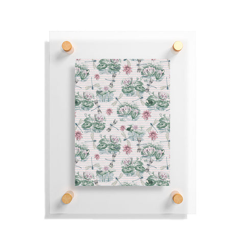 Belle13 Water Lily Lake Floating Acrylic Print