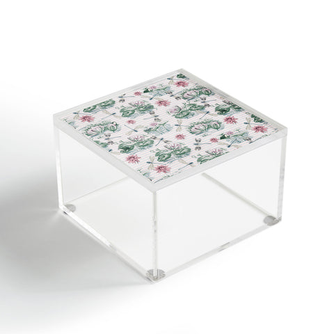 Belle13 Water Lily Lake Acrylic Box