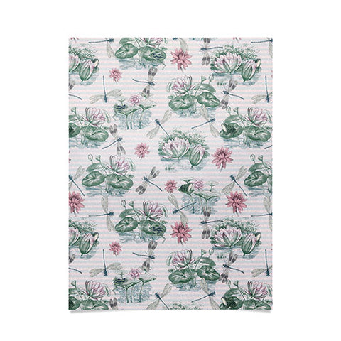 Belle13 Water Lily Lake Poster