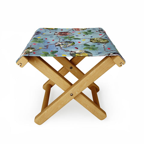 Belle13 We Are All Interconnected Folding Stool