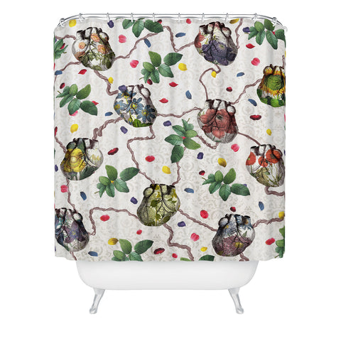 Belle13 We Are Interconnected Shower Curtain