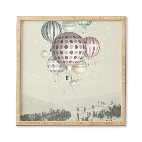 Belle13 Winter Dreamflight Framed Wall Art