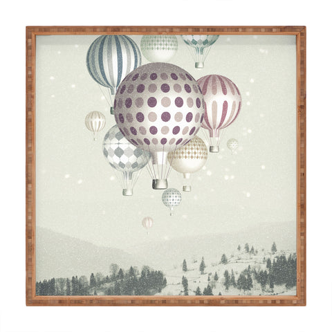 Belle13 Winter Dreamflight Square Tray