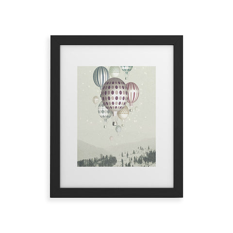 Belle13 Winter Dreamflight Framed Art Print