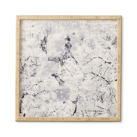 Belle13 Winter Lady Framed Wall Art