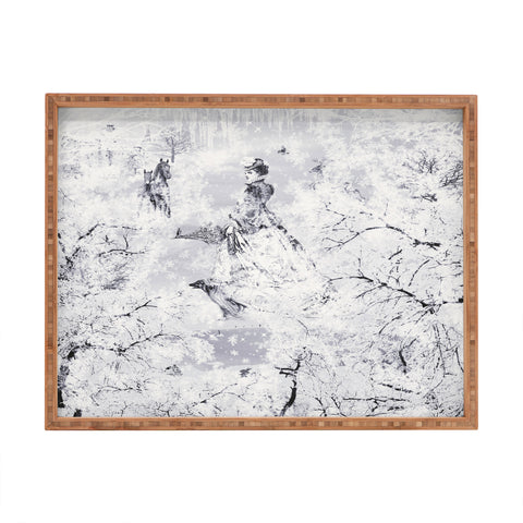 Belle13 Winter Lady Rectangular Tray