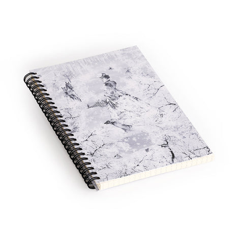 Belle13 Winter Lady Spiral Notebook