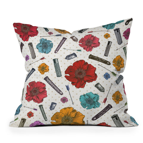 Belle13 Yin Yang Concept Throw Pillow