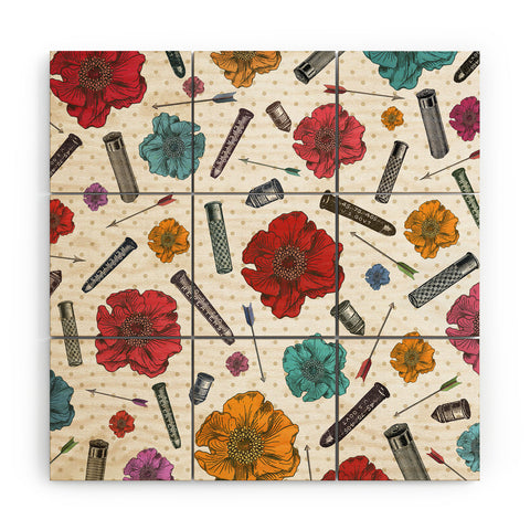 Belle13 Yin Yang Concept Wood Wall Mural