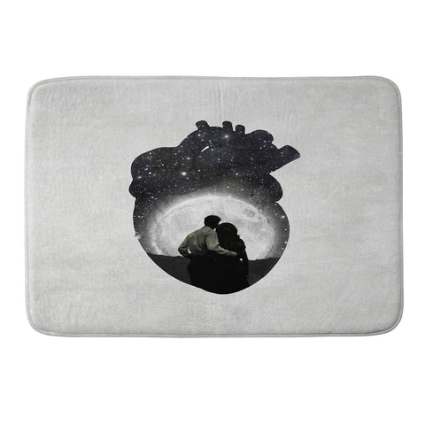 Belle13 You Are In My Heart Memory Foam Bath Mat