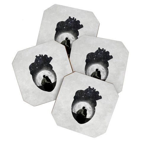 Belle13 You Are In My Heart Coaster Set