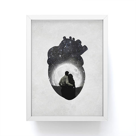 Belle13 You Are In My Heart Framed Mini Art Print