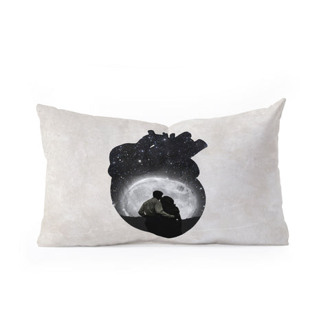 Belle13 You Are In My Heart Oblong Throw Pillow