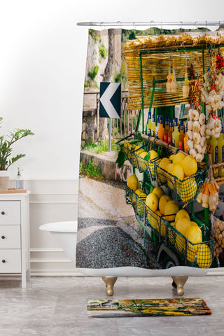 Bethany Young Photography Amalfi Coast Drive XV Shower Curtain And Mat