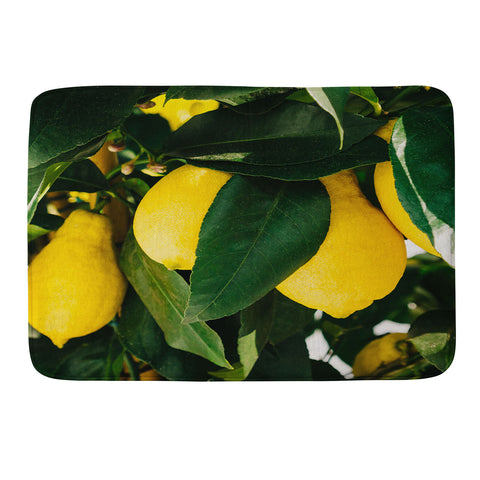 Bethany Young Photography Amalfi Coast Lemons Memory Foam Bath Mat