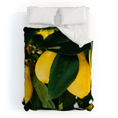 Bethany Young Photography Amalfi Coast Lemons Duvet Cover