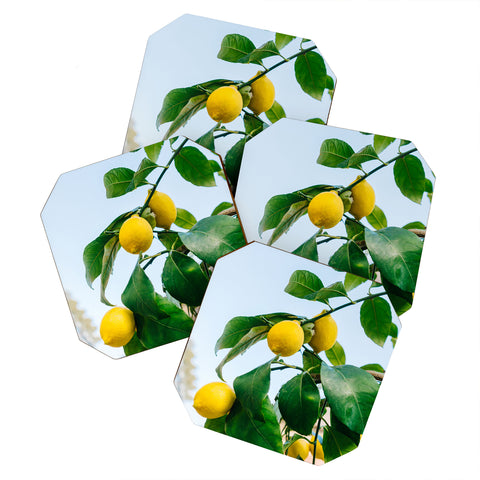 Bethany Young Photography Amalfi Coast Lemons III Coaster Set