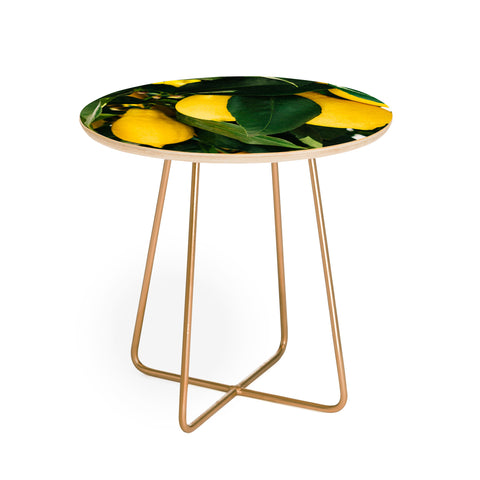 Bethany Young Photography Amalfi Coast Lemons Round Side Table