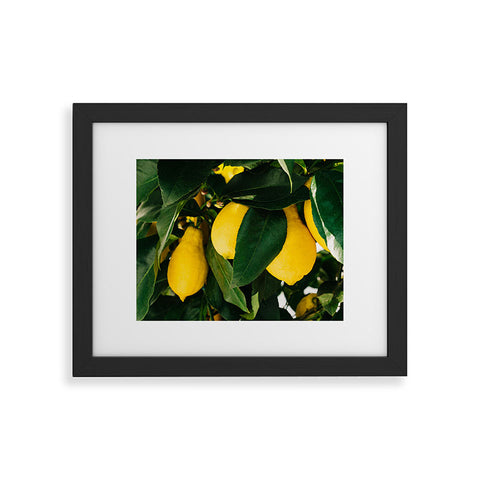 Bethany Young Photography Amalfi Coast Lemons Framed Art Print