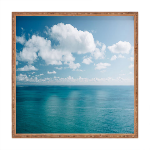Bethany Young Photography Amalfi Coast Ocean View VII Square Tray