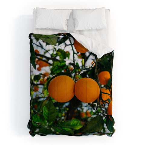 Bethany Young Photography Amalfi Coast Oranges III Comforter