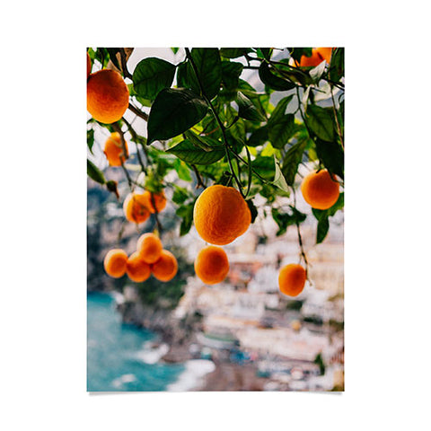 Bethany Young Photography Amalfi Coast Oranges Poster