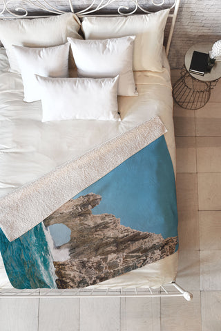 Bethany Young Photography Arch of Cabo San Lucas Fleece Throw Blanket