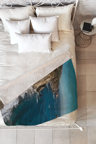 Bethany Young Photography Big Sur California Fleece Throw Blanket