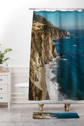 Bethany Young Photography Big Sur California Shower Curtain And Mat